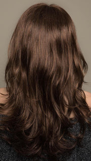 GLOW by ELLEN WILLE IN CHOCOLATE MIX | Medium to Dark Brown base with Light Reddish Brown highlights