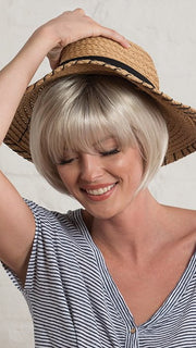 ELLEN by Estetica in SUNLIT-BLONDE | Soft Blend of Sandy Blonde, Lightest Blonde and Iced Blonde with a Light Golden Brown Root