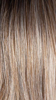 MELTED MARSHMALLOW | Subtly warm dark sandy blonde blend with medium brown roots and light ash blonde tips and highlights