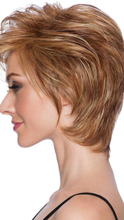 Hairdo's special Tru2Life heat-friendly synthetic hair can be flat ironed, curled or blown dry using thermal styling tools up to 350˚F/ 180˚C. Each hand-blended color is made up of 7-11 different shades, resulting in a natural look that blends with just about anyone's hair color.