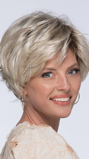 TRUE by Estetica in SUNLIT-BLONDE | Soft Blend of Sandy Blonde, Lightest Blonde and Iced Blonde with a Light Golden Brown Root