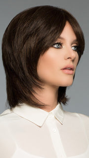 Has natural short style with light razor cut edges that create a simple beauty at its best