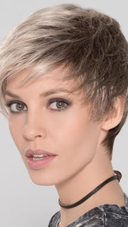 Lightweight that you might just forget you're wearing anything. This style has an edgy side swept bangs with enough length to customize or leave on the longer side