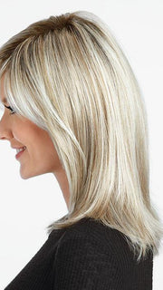 Silicone coated stretch lace throughout the cap base that molds to the shape of the head for a secure, custom-like fit