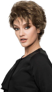 M. NICOLE by WIG PRO in 10/14T Medium Golden Brown Brown Blended with Dark Ash Blonde, Dark Ash Blonde Tips