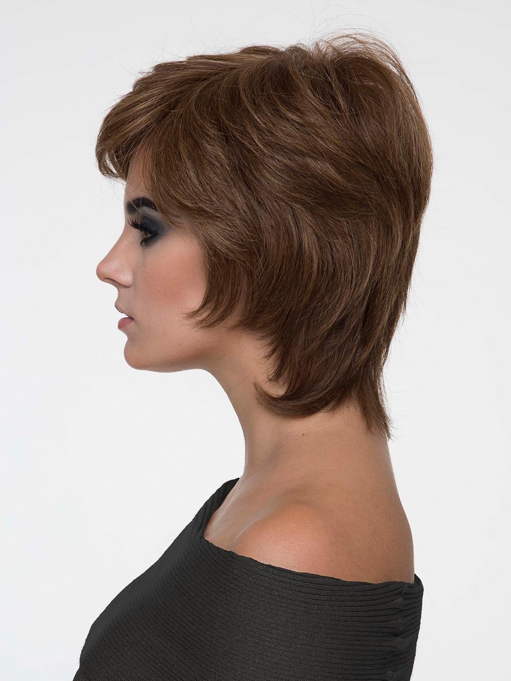 She's made with our exclusive Envyhair heat-friendly fiber blend in a Mono Top construction with hand-tied sides and back