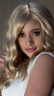 MAYA by ENVY in MEDIUM BLONDE | Soft Golden Blonde with Champagne Blonde highlights