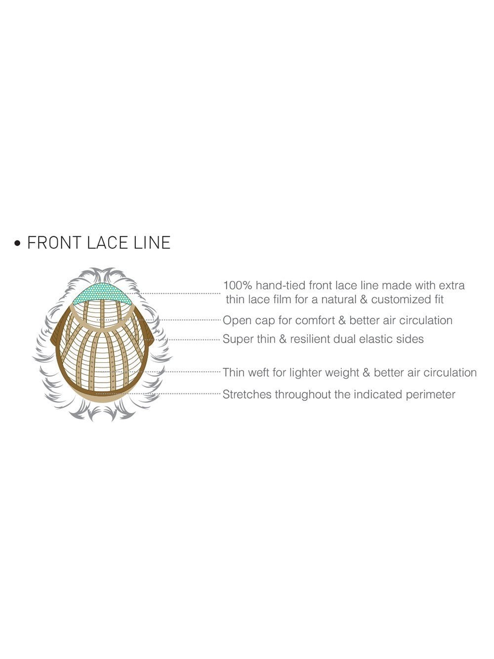 Front Lace Line | Cap