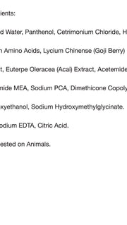 Ingredients