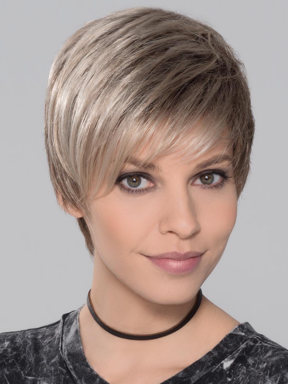 YOU Wig by ELLEN WILLE in SAND MULTI ROOTED | Lightest Brown and Medium Ash Blonde Blend with Light Brown Roots