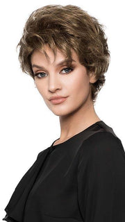 M. NICOLE by WIG PRO in 10/14T Medium Golden Brown Brown Blended with Dark Ash Blonde, Dark Ash Blonde Tips