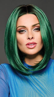 GREEN IRL by Hairdo in GREEN | Emerald Green with Dark Roots