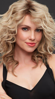 JENNIFER by JON RENAU in 12FS8 | Light Gold Brown, Light Natural Gold Blonde and Pale Natural Gold-Blonde Blend, Shaded with Medium Brown