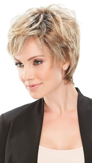 RUBY by JON RENAU in 12FS8  | Light Gold Brown, Light Natural Gold Blonde and Pale Natural Gold-Blonde Blend, Shaded with Medium Brown