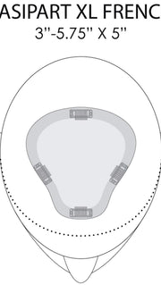 3" - 5.75" x 5" | Base Dimensions