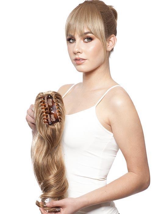 PONY SWING H by WIG PRO in SWEDISH-ALMOND | Honey Blonde Blended with Medium Blonde
