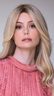 SIENNA LITE by Jon Renau in 22F16S8 VENICE BLONDE | Light Ash Blonde & Light Natural Blonde Blend, Shaded with Medium Brown
