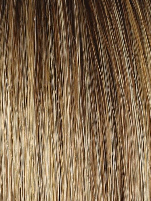 SS14/25 SHADED HONEY GINGER | Dark Blonde Evenly Blended with Medium Golden Blonde With Dark Roots