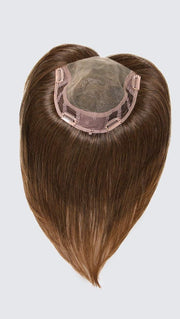 The 4 clips  to apply are lightweight and comfortable to ensure security while wearing | Monofilament Base 6.75" x 7”
