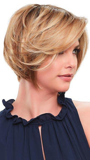 The SmartLace front and petite-sized, hand-tied monofilament cap provide natural movement and comfort for small wearers