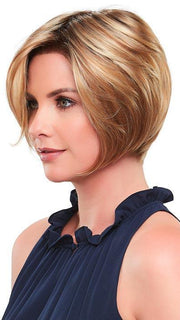14/26S10 | Light Gold Blonde and Medium Red-Gold Blonde Blend, Shaded with Light Brown