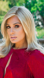 Raquel Welch Love Love Love in R14/88H GOLDEN WHEAT | Dark Blonde Evenly Blended with Pale Blonde Highlights