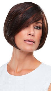 This short, minimalist bob can be smoothed for a posh silhouette or flipped out for fierce texture.