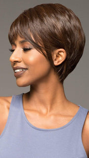 MOORE by VIVICA FOX in FS4/30 | 80% Medium Dark Brown with 20% Copper Blonde Frost