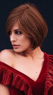 SHYLA by ENVY in 12 LIGHT BROWN | Light Golden Brown with subtle highlights (This piece has been styled and straightened)