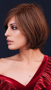 SHYLA by ENVY in 12 LIGHT BROWN | Light Golden Brown with subtle highlights (This piece has been styled and straightened)