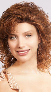 STEPHANIE by LOUIS FERRE in 28/32 BRONZE BROWN | Red Copper Blended with Auburn Tone