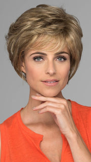 This style is definitely one-of-a-kind with the wispy long sides