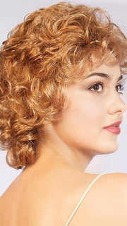 SHANDA by LOUIS FERRE in 27/22 STRAWBERRY BLONDE | Light Blonde Blended with Light Brown and Red Highlights