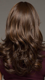 BRIE by VIVICA FOX in FS4/30 | FROSTED (FS) - 80% base color frosted with 20% highlight color - Medium Dark Brown + Medium Auburn