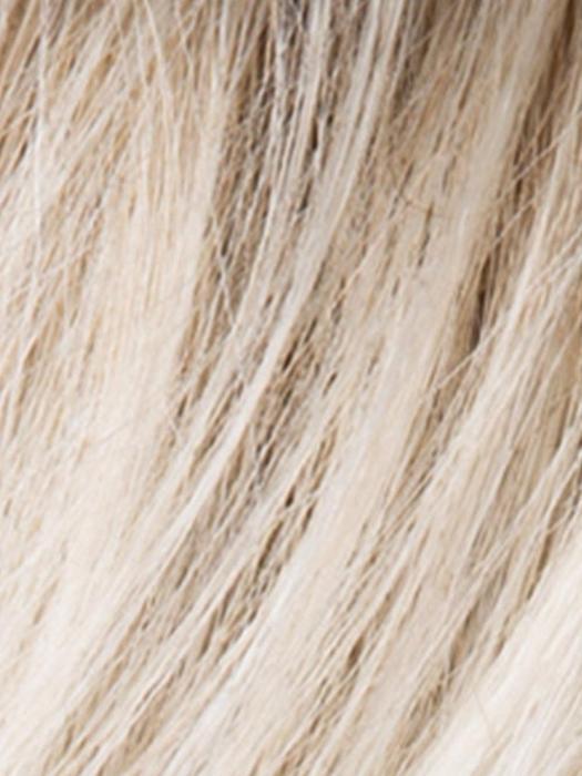 LIGHT CHAMPAGNE ROOTED | Light Beige Blonde, Medium Honey Blonde, and Platinum Blonde blend with Dark Roots