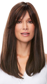 CAMILLA by JON RENAU in FS4/33/30A MIDNIGHT COCOA | Dark Brown, Medium Red, Medium Natural Red Blonde/Brown Blend with Medium Natural Red Blonde/Brown Blend Bold Highlights