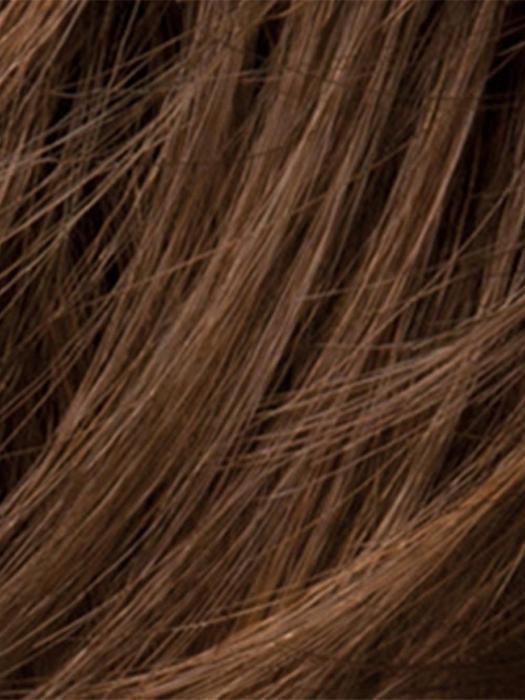 CHOCOLATE ROOTED | Medium to Dark Brown Base with Light Reddish Brown Highlights and Dark Roots