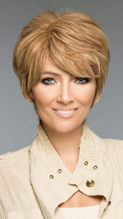PETITE LORI H-MONO by WIG PRO in 6/30T | Medium Chestnut Brown tipped with Russet