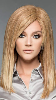 Adelle by Wig Pro in Flame  | Russet base highlighted w/ Strawberry Blonde & Ash Blonde