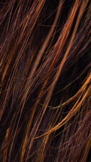 HAZELNUT ROOTED | Medium Brown base with Medium Reddish Brown and Copper Red highlights and Dark Roots