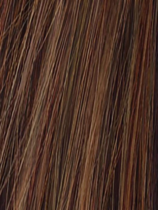 MOCCA ROOTED | Medium Brown, Light Brown, and Light Auburn Blend with Dark Roots