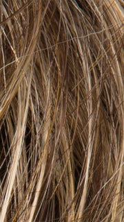 BERNSTEIN ROOTED | Light Brown base with subtle Light Honey Blonde and Light Butterscotch Blonde highlights and Dark Roots