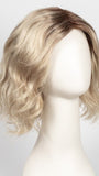 CHAMPAGNE-R | Light Beige Blonde, Medium Honey Blonde, and Platinum Blonde blend with Dark Roots