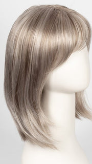 101F48T  | Pearl White Front, Light Natural Gold Brown with 75% Grey with Pearl White Tips, Light Gold Brown Nape