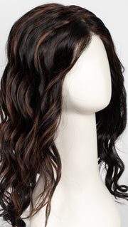 1BRH30 CHOCOLATE PRETZEL | Soft Black with 33% Gold-Red Highlights