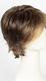 R9F26 MOCHA FOIL | Warm Medium Brown with Medium Golden Blonde Highlights Around the Face