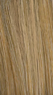 SANDY-BLONDE-ROOTED | Medium Honey Blonde, Light Ash Blonde, and Lightest Reddish Brown blend with Dark Roots