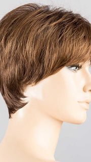 CHOCOLATE ROOTED | Medium to Dark Brown base with Light Reddish Brown highlights and Dark Roots