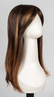 S6-30A27RO AUTUMN | Cascading Ombre Shade | Rich Chestnut Brown Roots fade and brighten into a Coppery and Crisp Auburn Hue