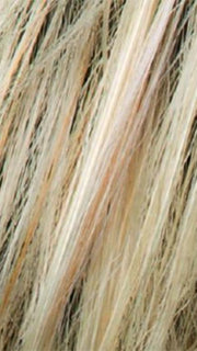CHAMPAGNE ROOTED | Light Beige Blonde, Medium Honey Blonde, and Platinum Blonde blend with Dark Roots